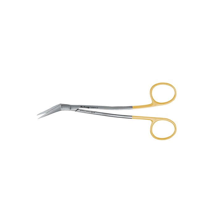 Ножницы Perma Sharp изонутые ручки, 1 зубчатое лезвие 16,5 см 6 1/2 S5011 - фото 451881