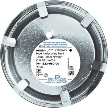 Проволока лабораторная Remanium круглая пружинно жесткая 0,8 мм 20 м 75306 - фото 452025