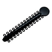 Лигатура эластичная на модуле цвет черный №32, 26 колец 77706 - фото 452501