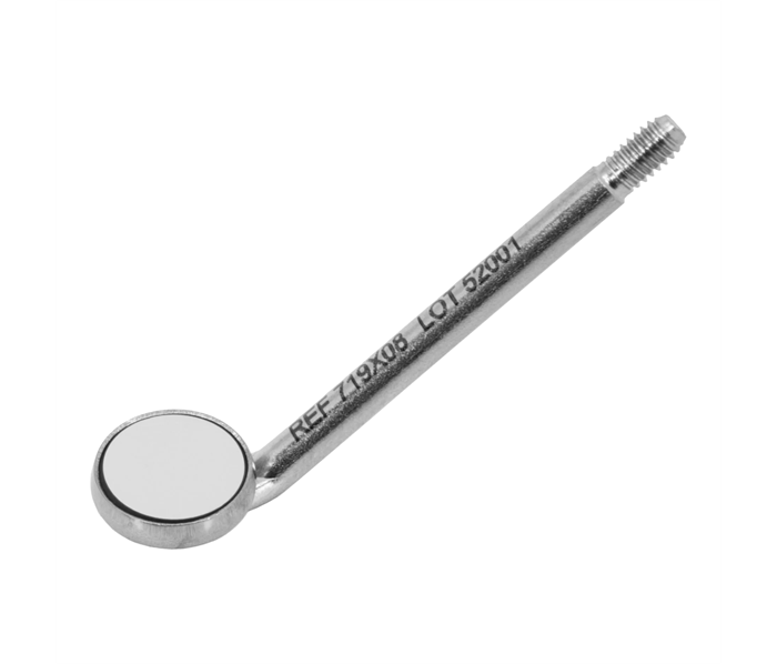 Hahnenkratt TOPvision mini FS Rhodium - родиевое микрозеркало без ручки, диаметр 8 мм, 1 шт 719X08 - фото 495799