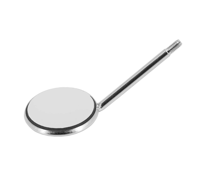 Hahnenkratt TOPvision FS Rhodium - родиевое зеркало без ручки, плоское, №3, диаметр 20 мм, 12 шт 721X3 - фото 495854