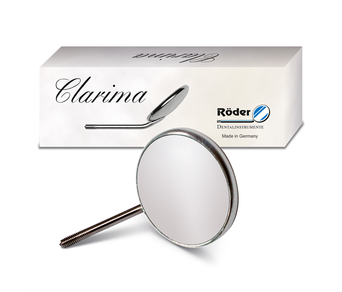 Roder Dentalinstrumente Clarima - зеркало незапотевающее, плоское, без ручки, размер 5, 24 мм, 12 шт P52212-CLA - фото 495873