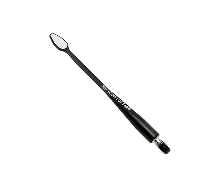Hahnenkratt BLACK MICROflex rhodium - родиевое микрозеркало без ручки, плоское, форма капли, 3х6 мм B5240 - фото 495885