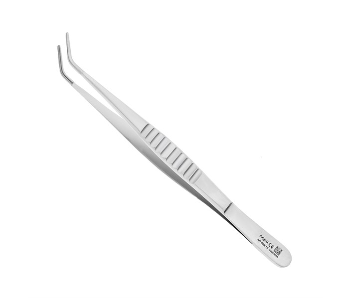 Nopa Instruments AB 869/16 - пинцет хирургический изогнутый AB 869/16 - фото 496506