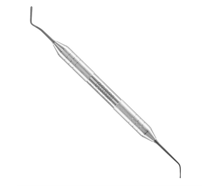 Fabri 1304-1,0F Black - удлиненная узкая гладилка с штопфером-шариком Ø1.0mm, эргономичная ручка Ø10mm, покрытие Black 1304-1,0F Black - фото 496679