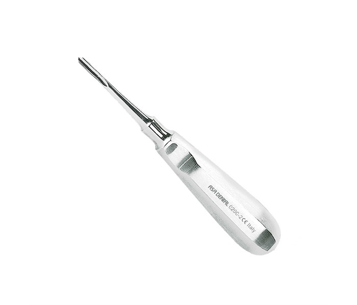 Asa Dental 0200-2 - элеватор N2 прямой заостренный, 4 мм 0200-2 - фото 497175
