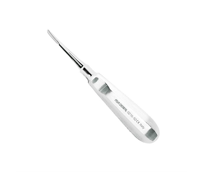 Asa Dental 0210-52 - элеватор для корней с ручкой из нержавеющей стали 0210-52 - фото 497192