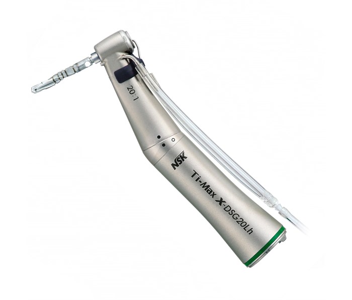 NSK Nakanishi Ti-Max X-DSG20Lh - разборный хирургический наконечник с оптикой с шестигранной системой зажима бора, 20:1 C1076 - фото 497630