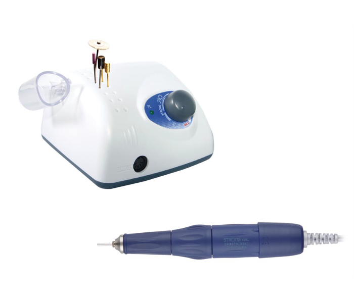 Saeshin STRONG 210 - щеточный микромотор с наконечником 105L, 35000 об/мин, без педали 004270 - фото 498068