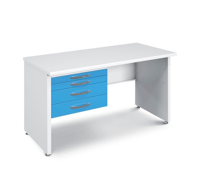 ПИК СМЛ-4.0 - стол врача для терапевтических процедур, материал сталь, 4 ящика, 1200 x 500 x 740 мм 037774 - фото 498827