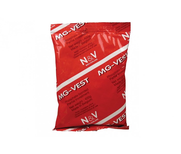 N&amp;V Mg-Vest - паковочная масса для технологии быстрого литья бюгелей (45х 400 г/ 1 л) 003031 - фото 499192