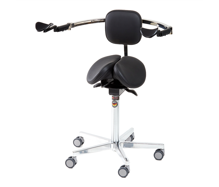 MedErgoStuhle MedErgo-784 Комфорт Плюс - стул микроскописта, цвет чёрный 150-1195 035628 - фото 499713