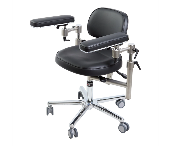 MedErgoStuhle Тронус C-100 MedErgo-672 - стул микроскописта, цвет чёрный 150-1195 038120 - фото 499726