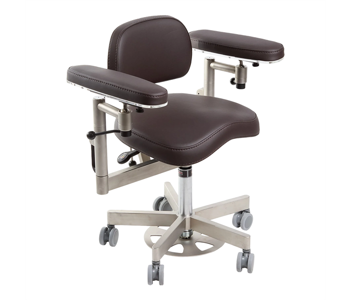 MedErgoStuhle MedErgo-776 Престиж Плюс - стул микроскописта, цвет чёрный 150-1195 038119 - фото 499734
