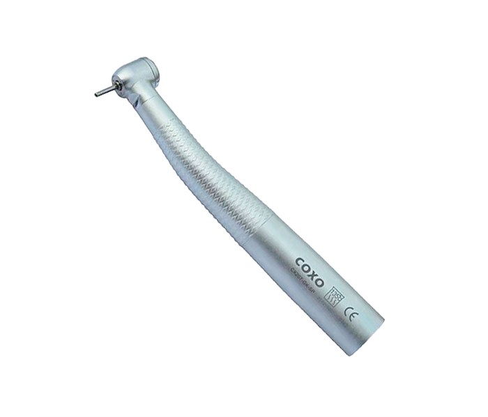Coxo CX207-GK-SP - турбинный наконечник с фиброоптикой, со стандартной головкой, с быстросъемным переходником стандарта KaVo CX207-GK-SP / 40100350 - фото 500477