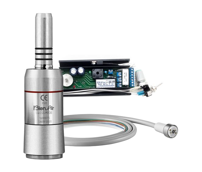 Bien-Air MC2 IR Kit - микромотор Bien-Air MC2 IR с комплектом для встраивания в стоматологическую установку 026435 - фото 501912
