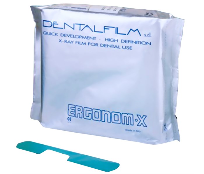 Dentalfilm Ergonom-X - самопроявляющаяся рентгеновская пленка, 50 шт. 001948 - фото 502532