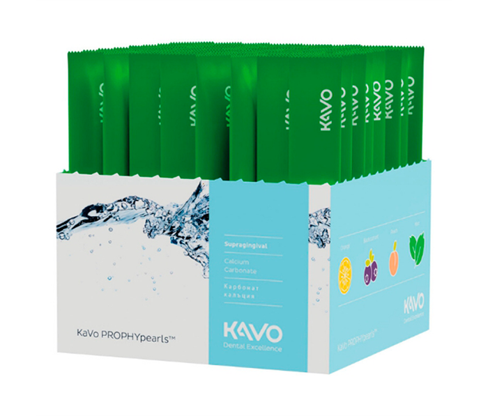 KaVo PROPHYpearls - порошок, карбонат кальция, мята, упаковка (80 шт. по 15 г.) 1.010.1828 - фото 504210