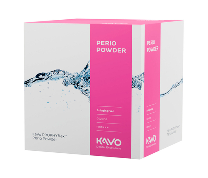 KaVo PROPHYflex Perio Powder - мелкодисперсный порошок на основе глицина, для поддесневой обработки, 4 бутылки по 100 гр 1.009.3732 - фото 504264