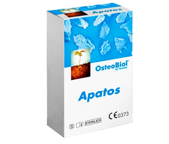 OsteoBiol Osteobiol Apatos Mix - гранулы из смеси губчатой и кортикальной кости без коллагена А1010FS - фото 504701
