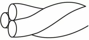 Дуга для ретейнеров SS twisted straight wire 3-хжильные 0155, 35 см 13-233-100 - фото 513325