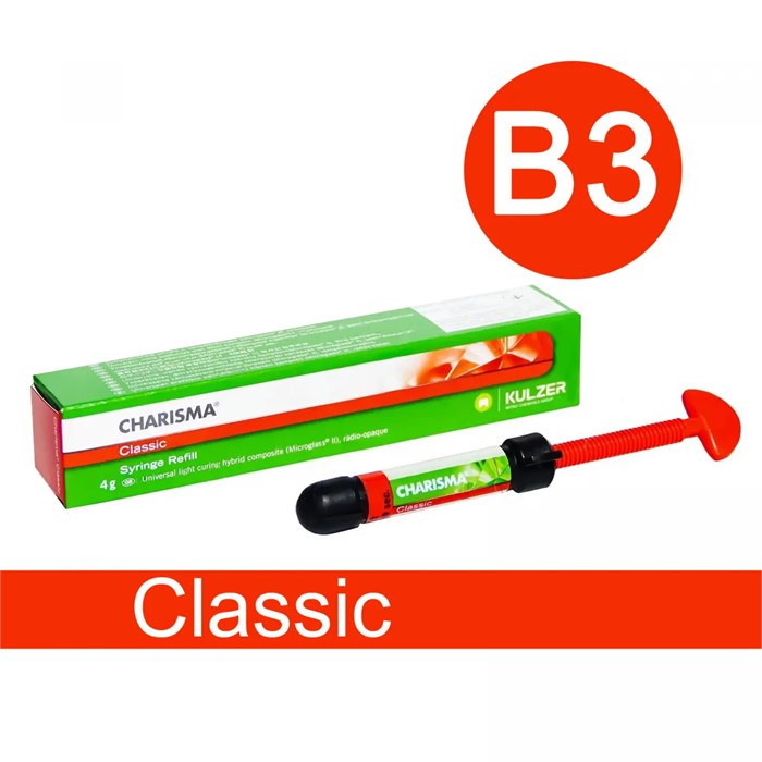 Харизма Классик (Charisma Classic), B3, отдельный шприц, 4г, Heraeus Kulzer 00000013823 - фото 518916