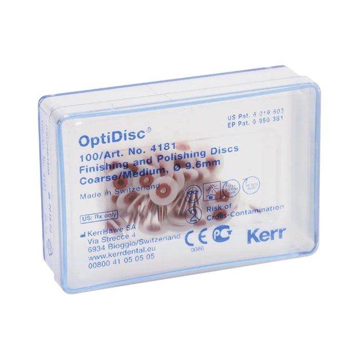 ОптиДиск (OptiDisc), 9,6мм, средние, 100шт, 4181, KERR 00000008795 - фото 519292