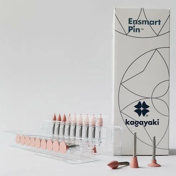 Полиры силиконовые розовые МЕТАЛЛ набор Ensmart Pin 32, 30шт, ENPS 32/1,2,3, KAGAYAKI УТ-00005171 - фото 519347