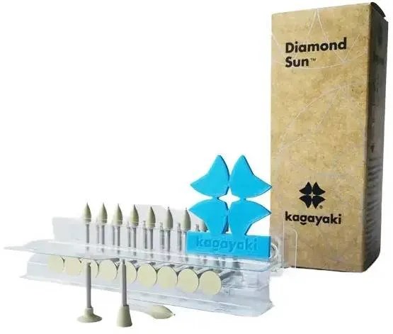 Полиры силиконовые набор Diamond Sun, 30шт, 10 абразивность, DMS 10/1,2,3, KAGAYAKI УТ-00005162 - фото 519415