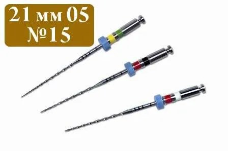Мtwo Тейпер файлы 21мм конус 05 №15 WP16 (6шт), VDW 00000007210 - фото 519851