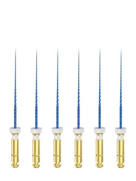 Машинные файлы MG3 II Blue 25мм 15/03, стерильные файлы, никель-титан, 6шт, ЕВРОФАЙЛ УТ-00006735 - фото 519887