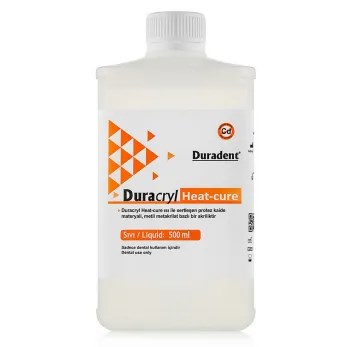 Пластмасса горячей полимеризации Duracryl Heat Cure, НАБОР (100 мл+ 75 гр), Duradent УТ-00007622 - фото 520628