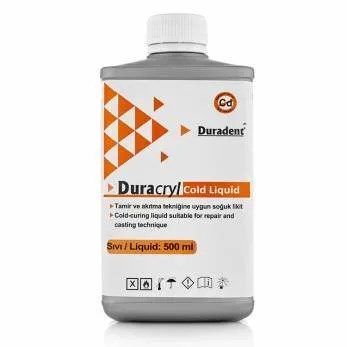 Пластмасса холодной полимеризации Duracryl Castable, жидкость (0,5л), Duradent УТ-00003994 - фото 520641