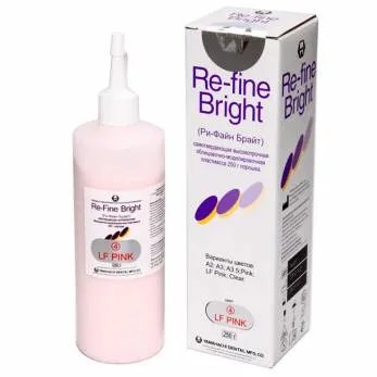 Ре-Файн Брайт (Re-Fine Bright), LF PINK, пластмасса, (с прожилк), 250г, полимеризация 3мин, STYRFB-ALF/250, YAMAHACHI УТ-00001315 - фото 520732