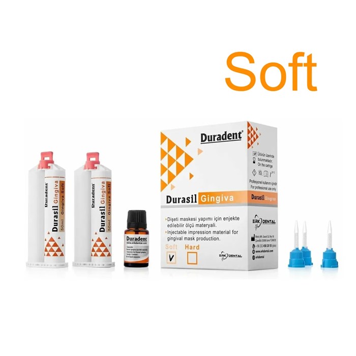 Десневая маска Дурасил мягкая Durasil Gingiva SOFT (2x50мл), DuraDent УТ-00003248 - фото 520963
