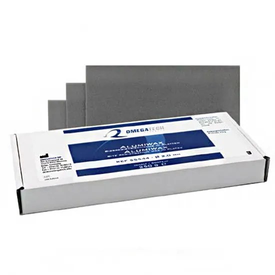 Алюмовакс (Alumiwax), Воск с алюминиевым наполнением для точной регистрации центрального соотношения челюстей, 250г, 55544, Omegatech УТ-00000354 - фото 523111