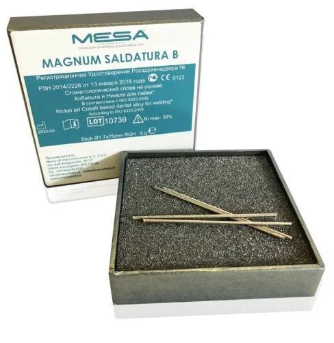 Припой Magnum Saldatura B неотшлифованный, 50 гр, 40190034А, Mesa УТ-00005934 - фото 523212