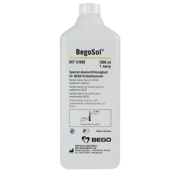 Жидкость для паковки Бегосол BegoSol (1л), 51090, BEGO УТ-00001831 - фото 523473