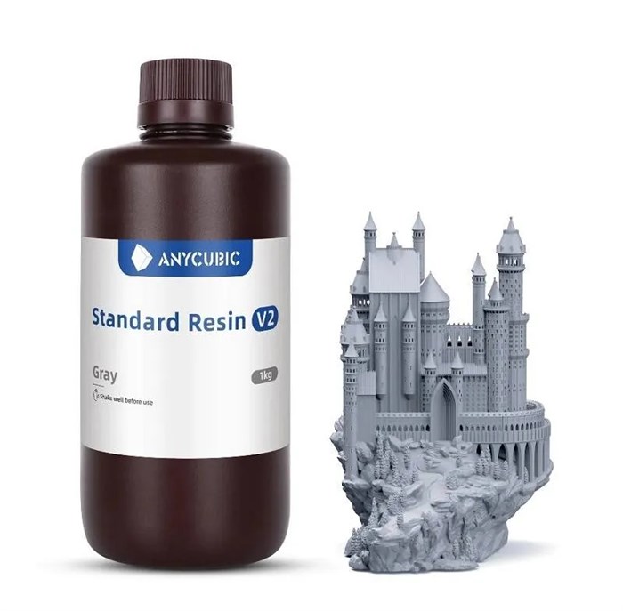 Фотополимерная смола Anycubic Basic серая 1л УТ-00005848 - фото 523728