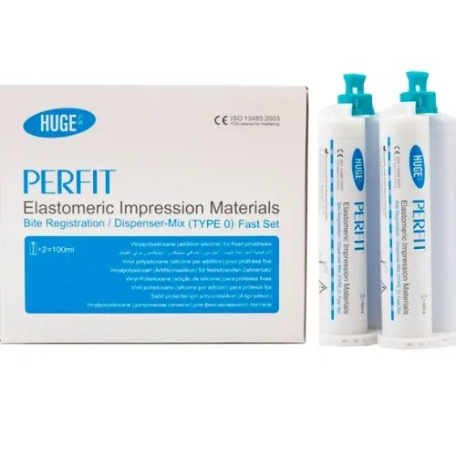 Перфит Байт Регистрейшн (PERFIT Bite Registration), слепочный материал, катр.50мл+50мл, HUGE УТ-00009595 - фото 523832