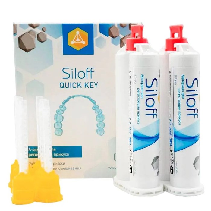 А-силикон для регистрации прикуса Siloff Quick Key, КрасТехноМед УТ-00006136 - фото 523940