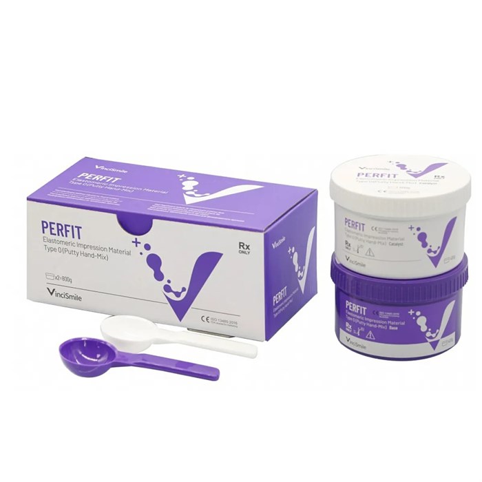 Перфит Патти (PERFIT Putty ), А-силиконовый слепочный материал, 400г+400г, VinciSmile 00-00000273 - фото 523958