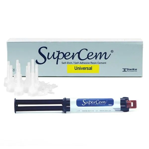 ЧармСуперЦем (SuperCem), универ., композитный самопротравливающий цемент, 1шпр.х5мл+10+10, DentKist 00-00000243 - фото 524027