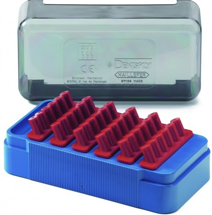 Dentsply Подставка для эндоинструментов (стерилизационный пластиковый кофр) 5*10 см, 36 шт. E024800000800 - фото 524453