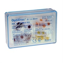 4188 OptiDisc Mini Kit - набор (4вида х 30шт.+1дискодержатель+1щетка Оклюбраш) d12,6мм, KERR 0001911940