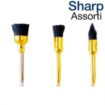 Щетки карбидные «Kagayaki Sharp» ассорти, 10 шт. (4 чашки, 3 кон., 3 кисточки) 1231912392