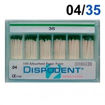 Абсорберы конусные 04 №35 (100шт), Dispodent 0001916482