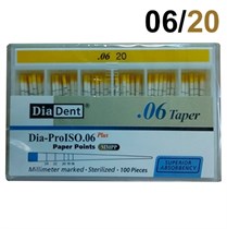 Абсорберы конусные 06 №20 (100шт.), DiaDent 1231913162