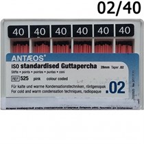Guttapercha 02 №40 (L:28) 120 шт., VDW 0001912901