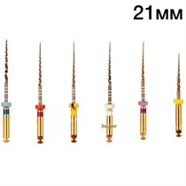 Gold-Taper Ассорти 21мм (SX(19мм),S1(25мм),S2,F1,F2,F3)-машинный инструмент для обработки корневых каналов 1231914322